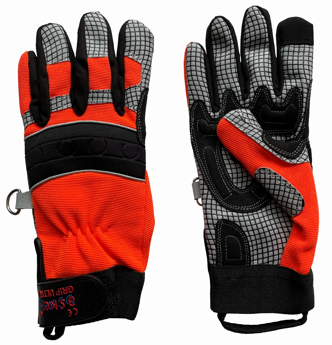 451058 Techn. Einsatzhandschuh Grip Ultra orange.